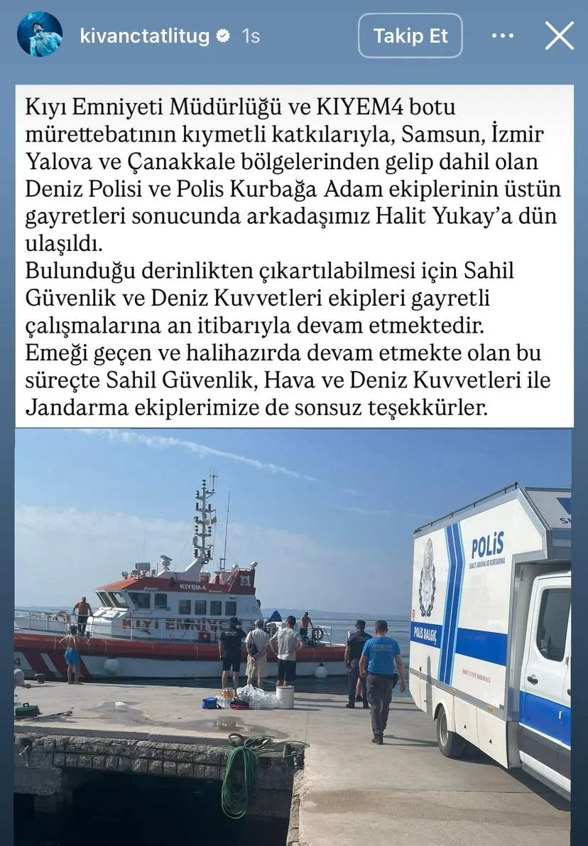 Sahil Güvenlik ve ordudan yoğun destek