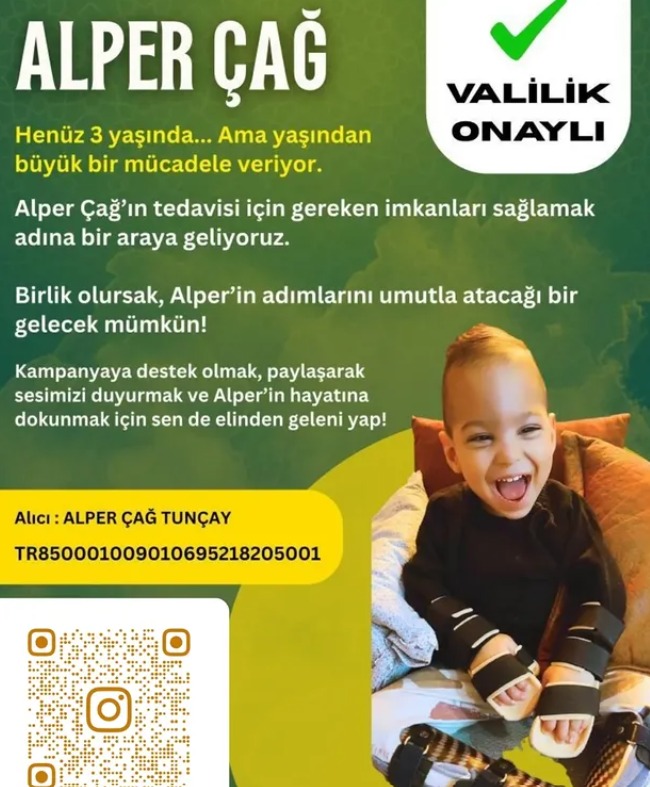 Bağışlar için destek bilgileri