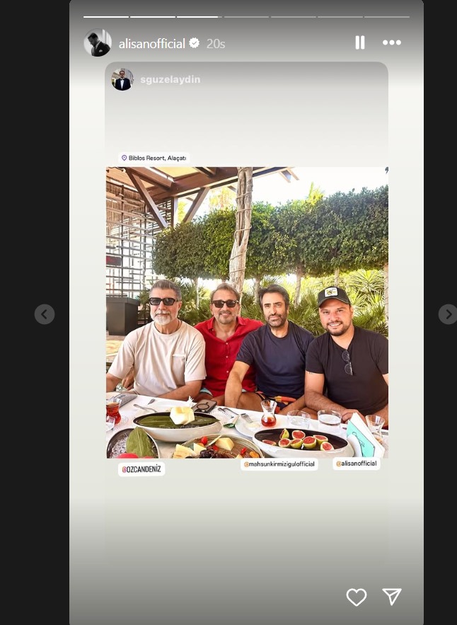 Hayranları sevindiren barışma Çeşme’de gerçekleşti
