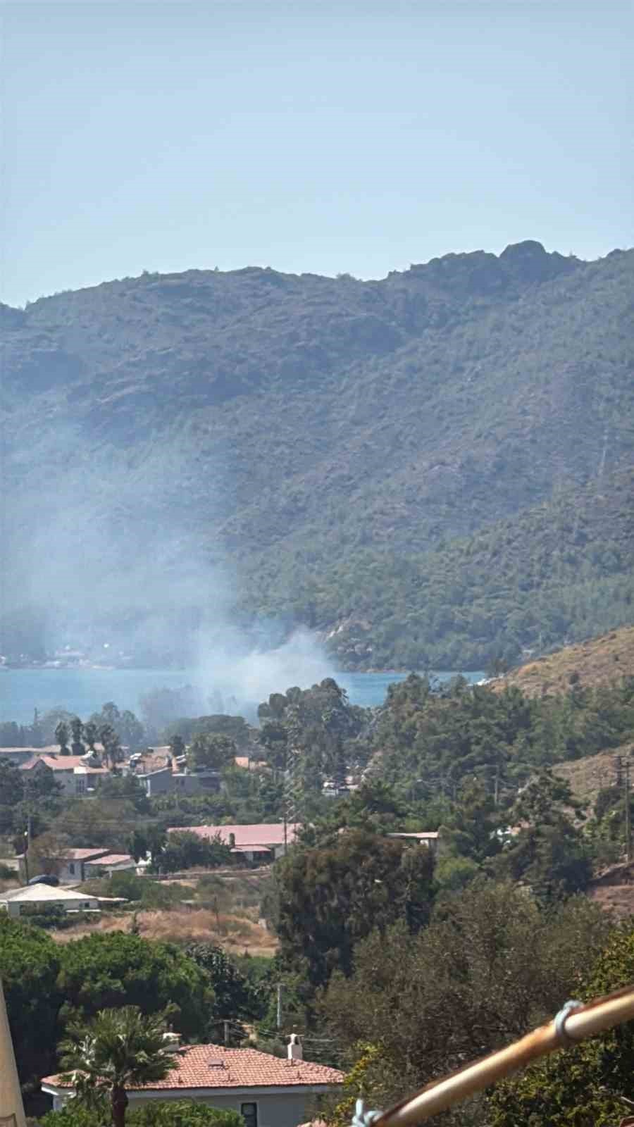 Marmaris Hisarönü’nde Çıkan Yangın 1,