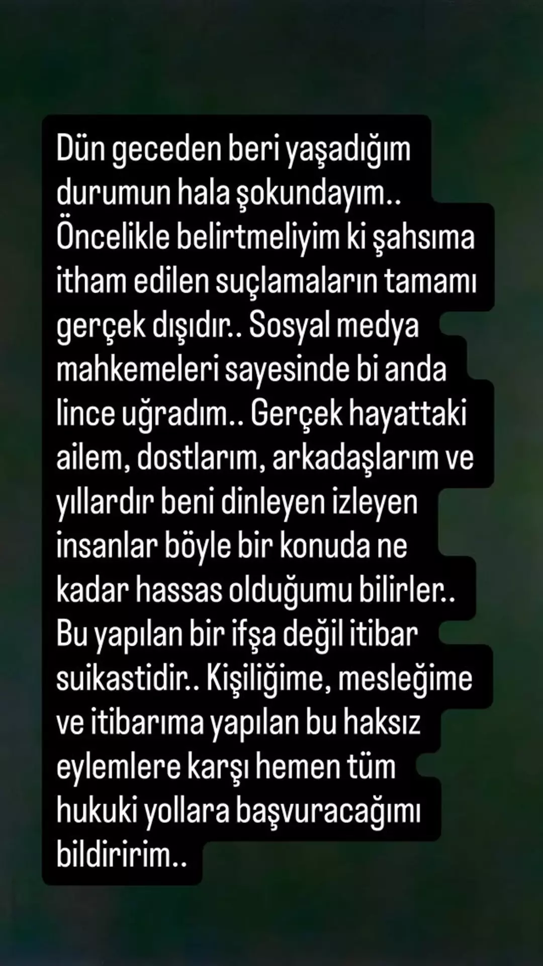 Süre sessizliğini bozdu