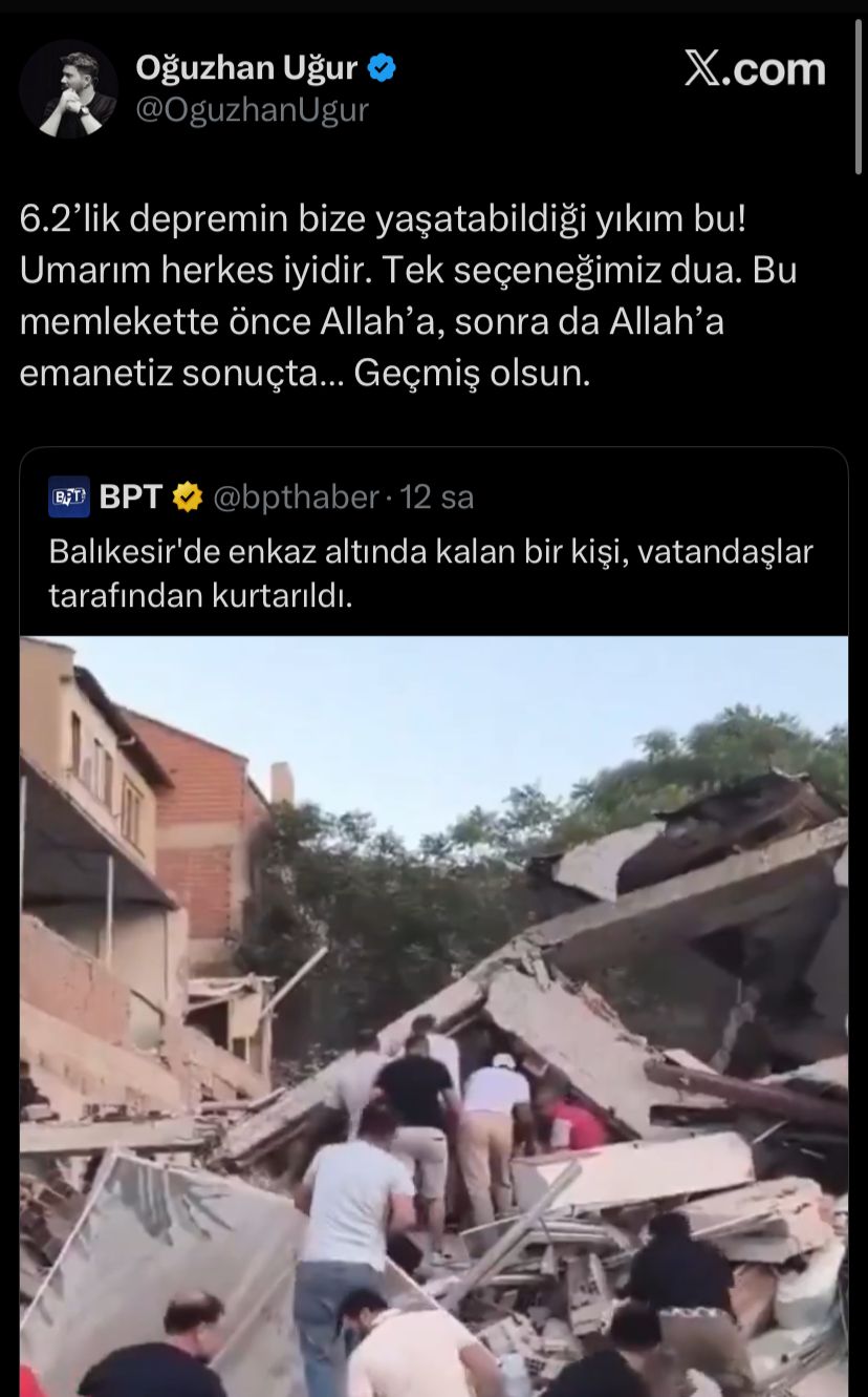 Oğuzhan Uğur’dan sosyal medyada tepki
