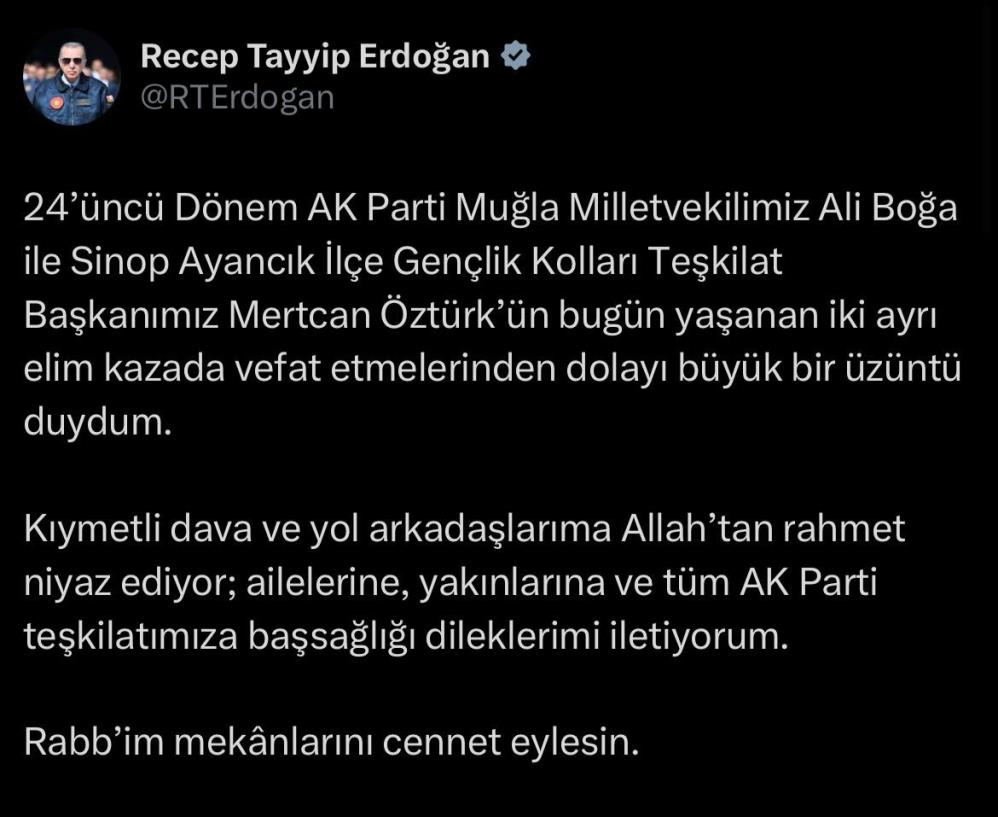 Recep Tayyip Erdoğan Tw
