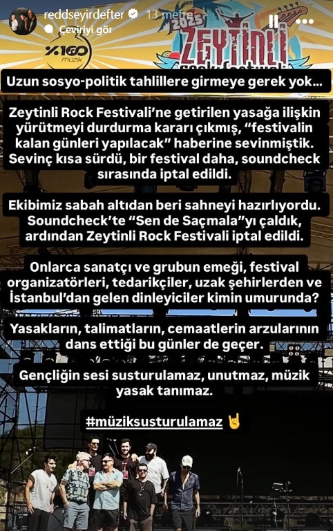 Redd grubundan tepki