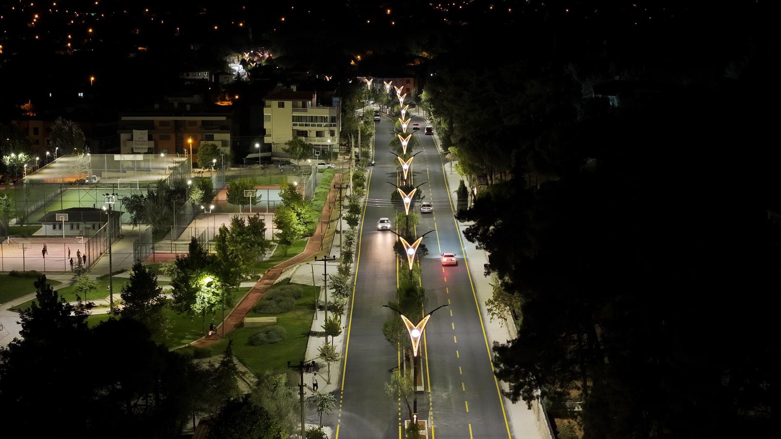 Tavas Bağlar Yolu Modern Yüzüne Kavuştu