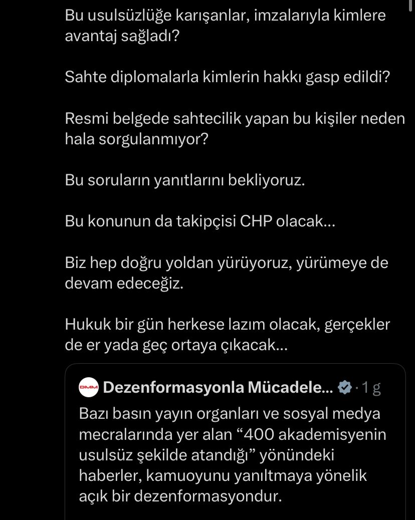 “Bu soruların takipçisiyiz”