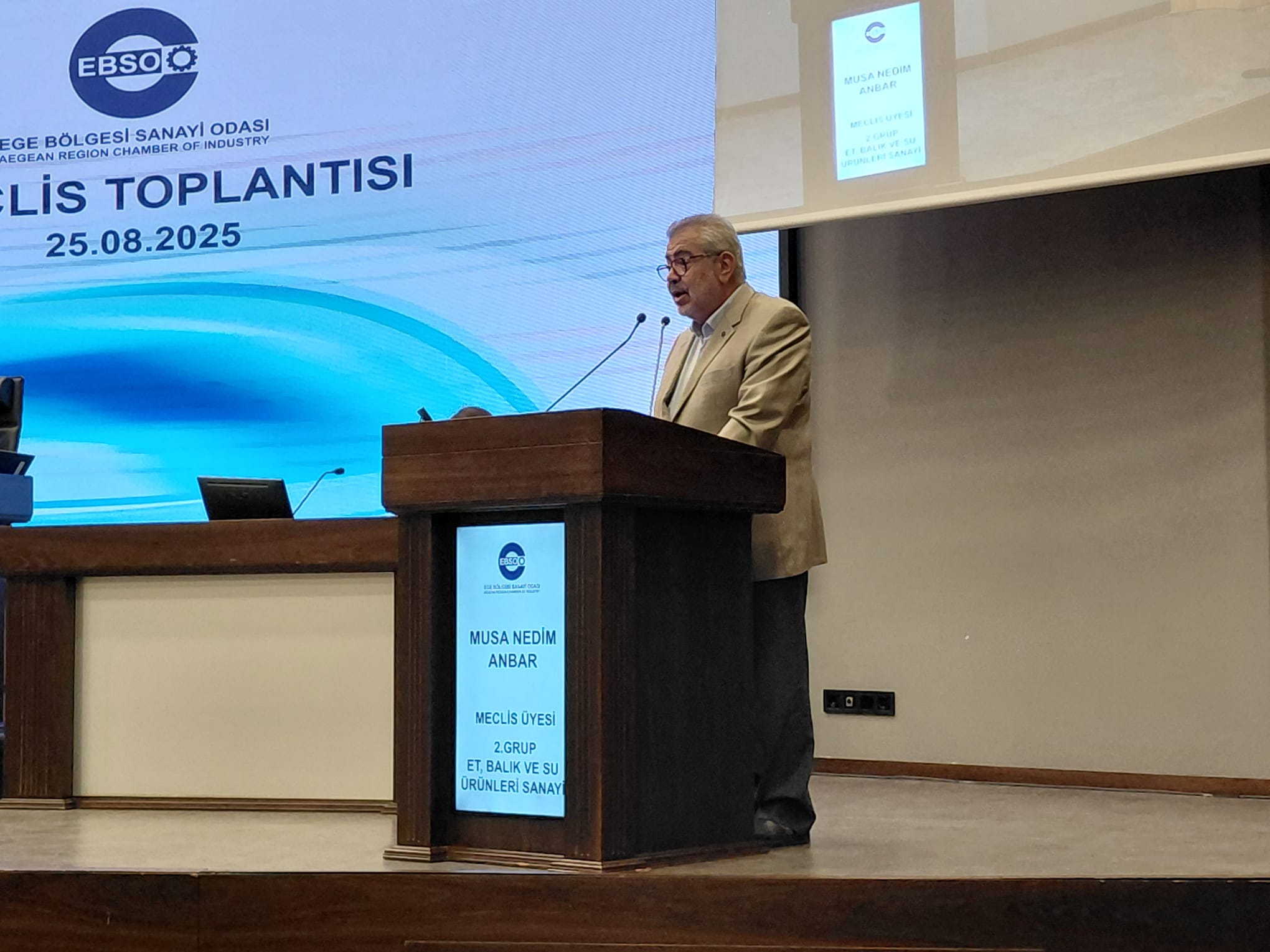 EBSO Meclis üyesi Nedim ambar