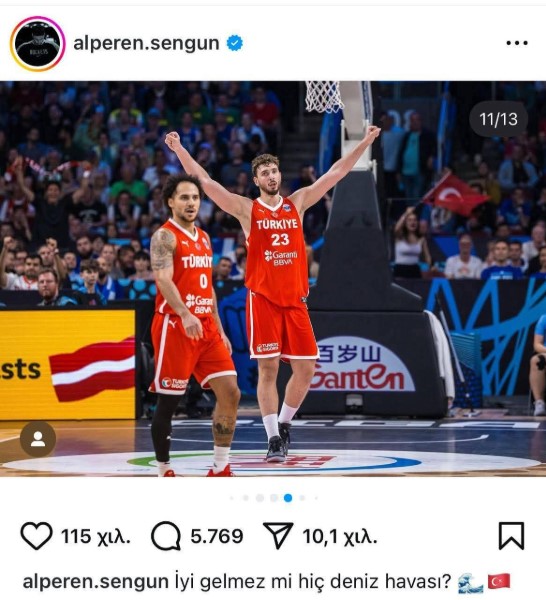 Alperen Şengün'ün mesajı