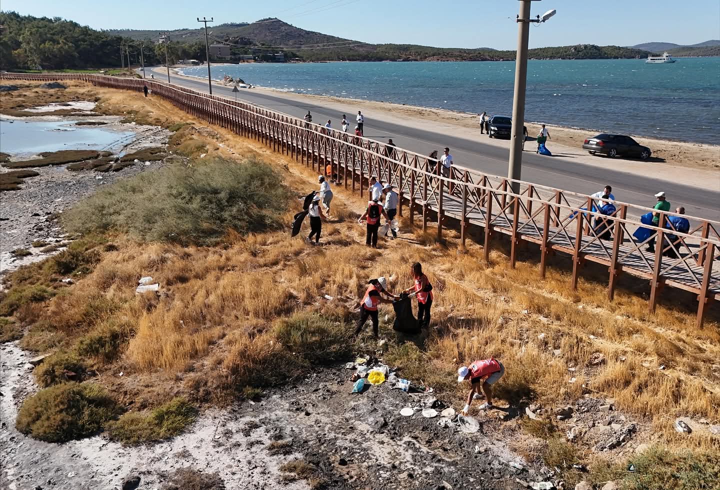 Ayvalık’ta Dünya Temizlik Günü’nde Sulak Alan Temizliği 9