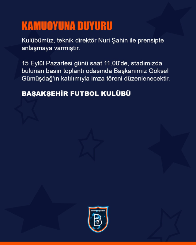 Başakşehir Nuri Şahin