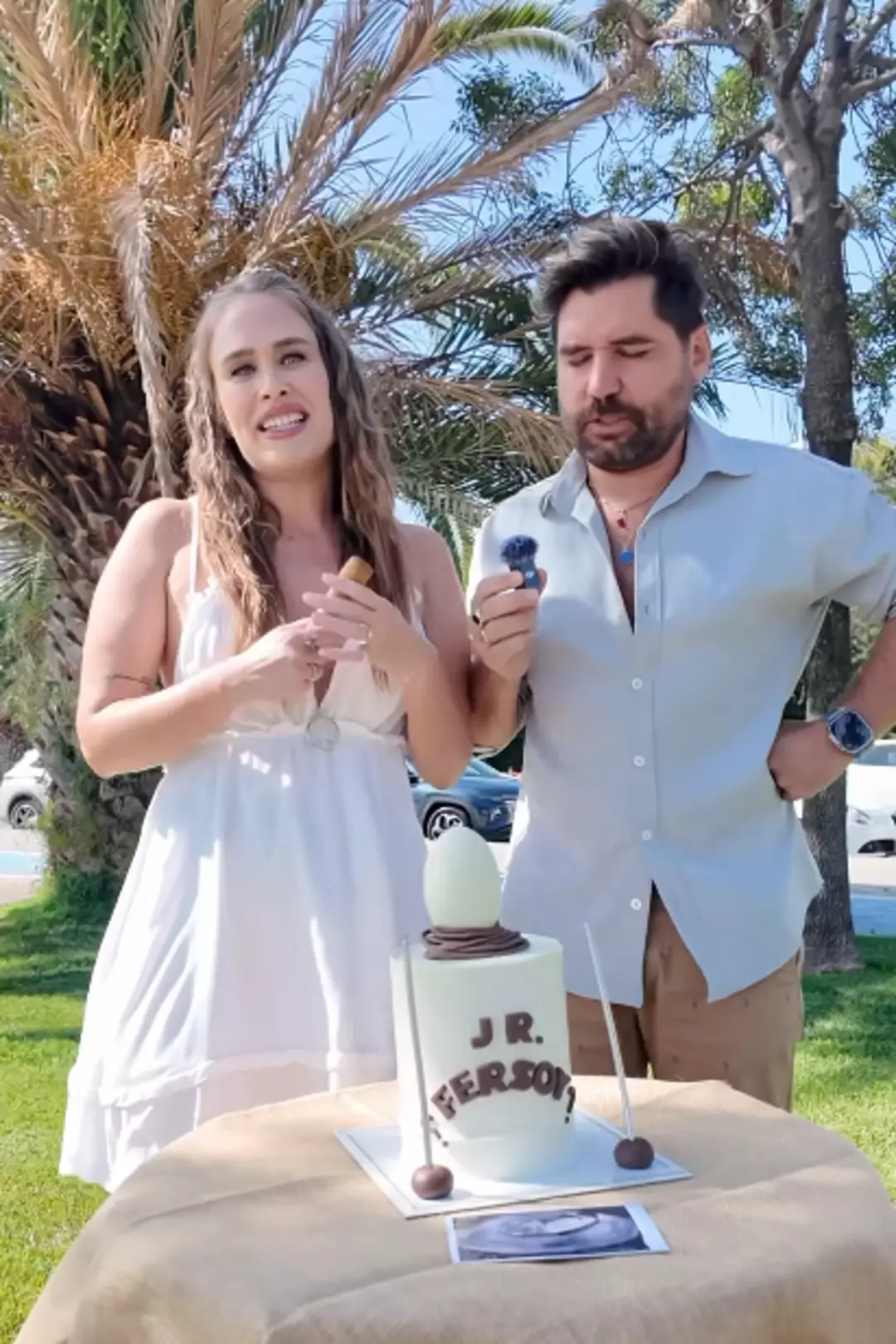 Cinsiyet kutlamasında duygusal anlar