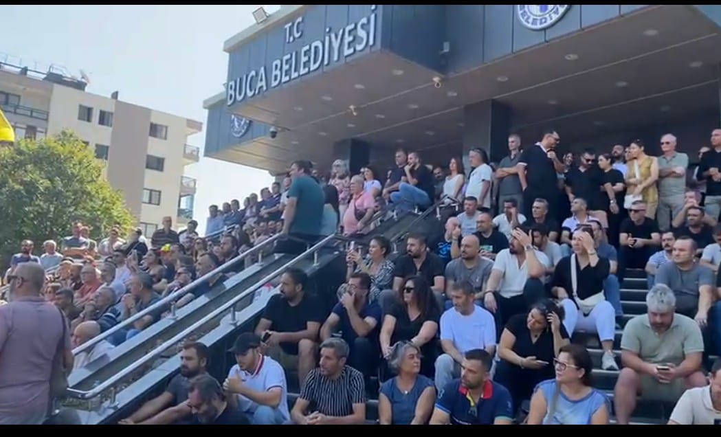 Buca'da emekçilerin eylemi sürüyor