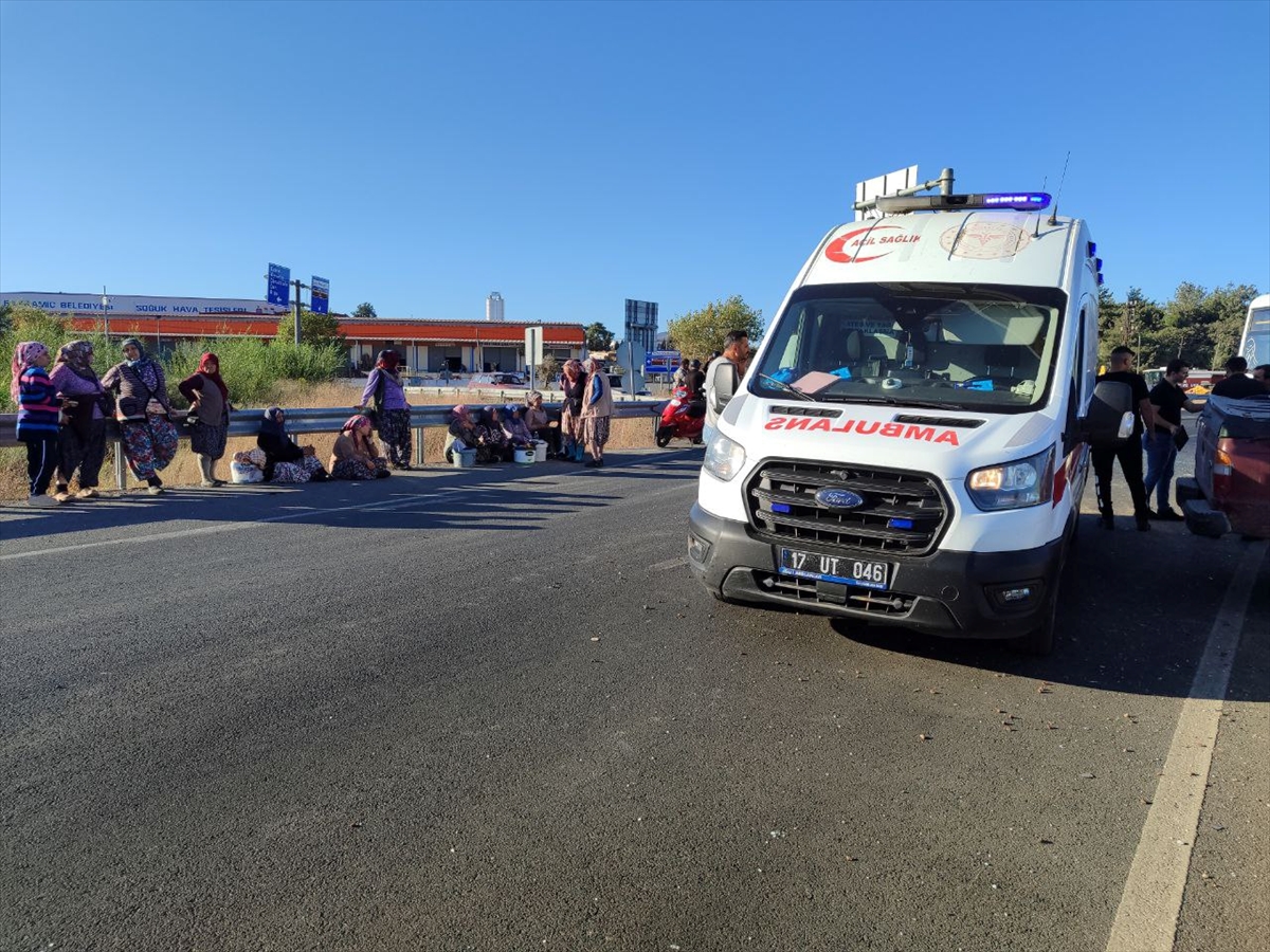 Tarım işçileri hastaneye kaldırıldı