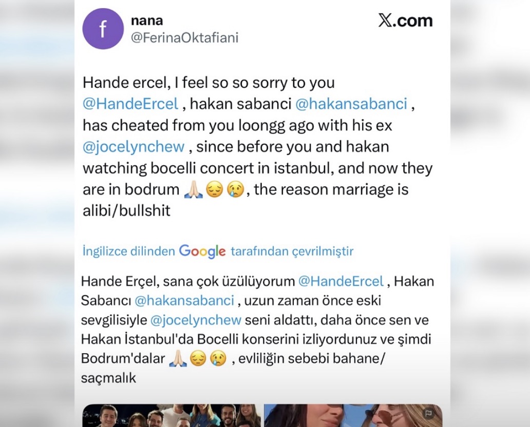 Chew Hakan Sabanci Aldatma