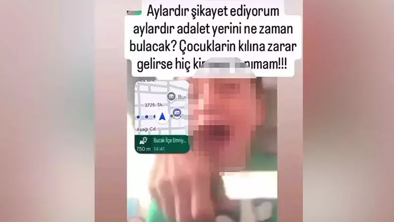 Çocuklarının Boğazına Bıçak Dayayan Baba
