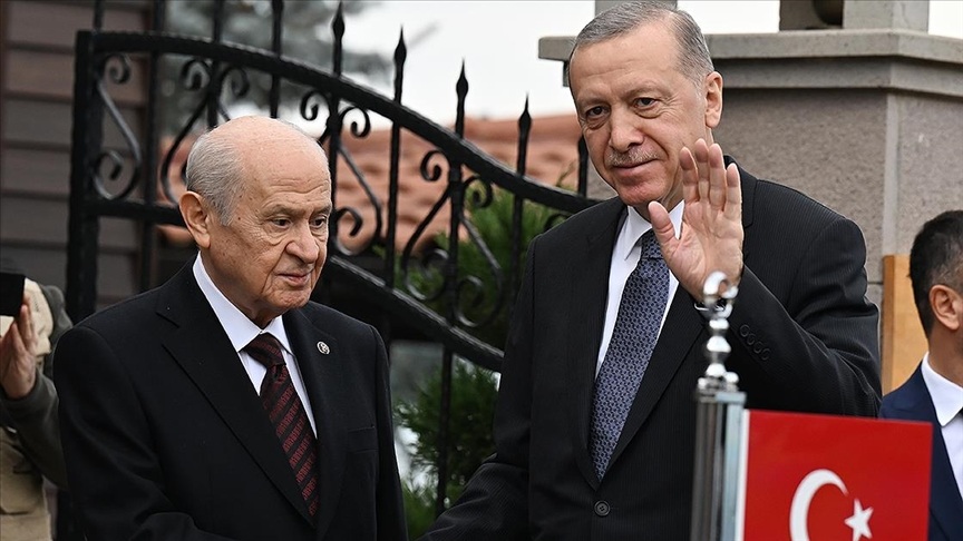 Bahçeli ve Cumhurbaşkanı Erdoğan