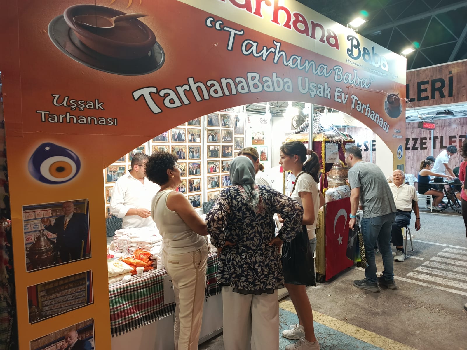 Tarhana Baba fuarın enerji kaynağı...