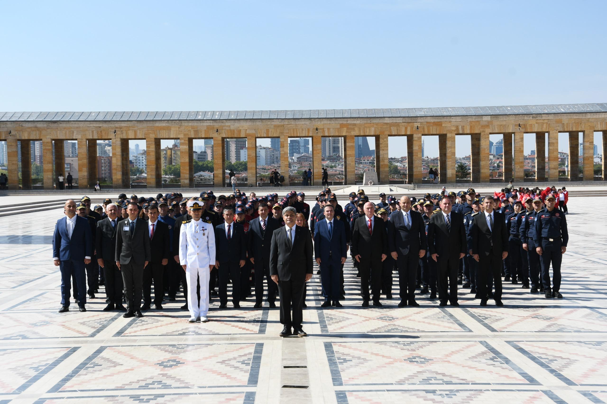 Denizlili Itfaiyecilerden Anıtkabir’e Anlamlı Ziyaret (1)