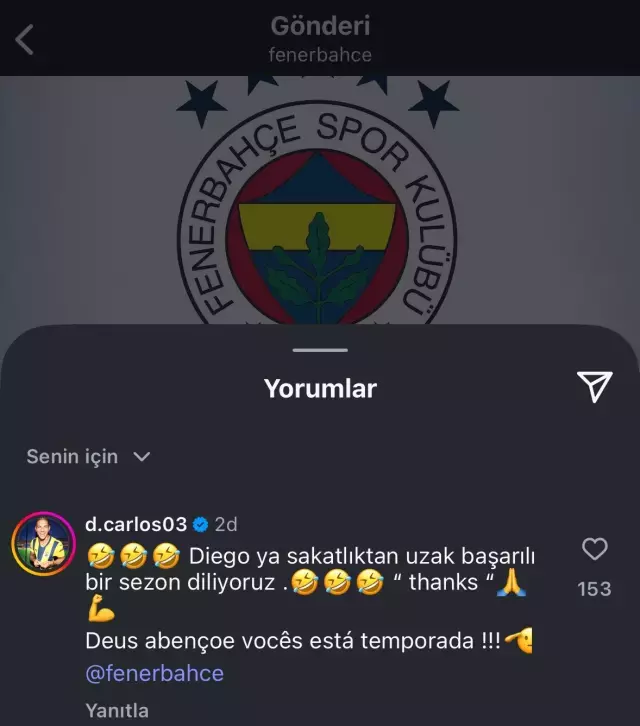 Diego Carlos Paylaşım