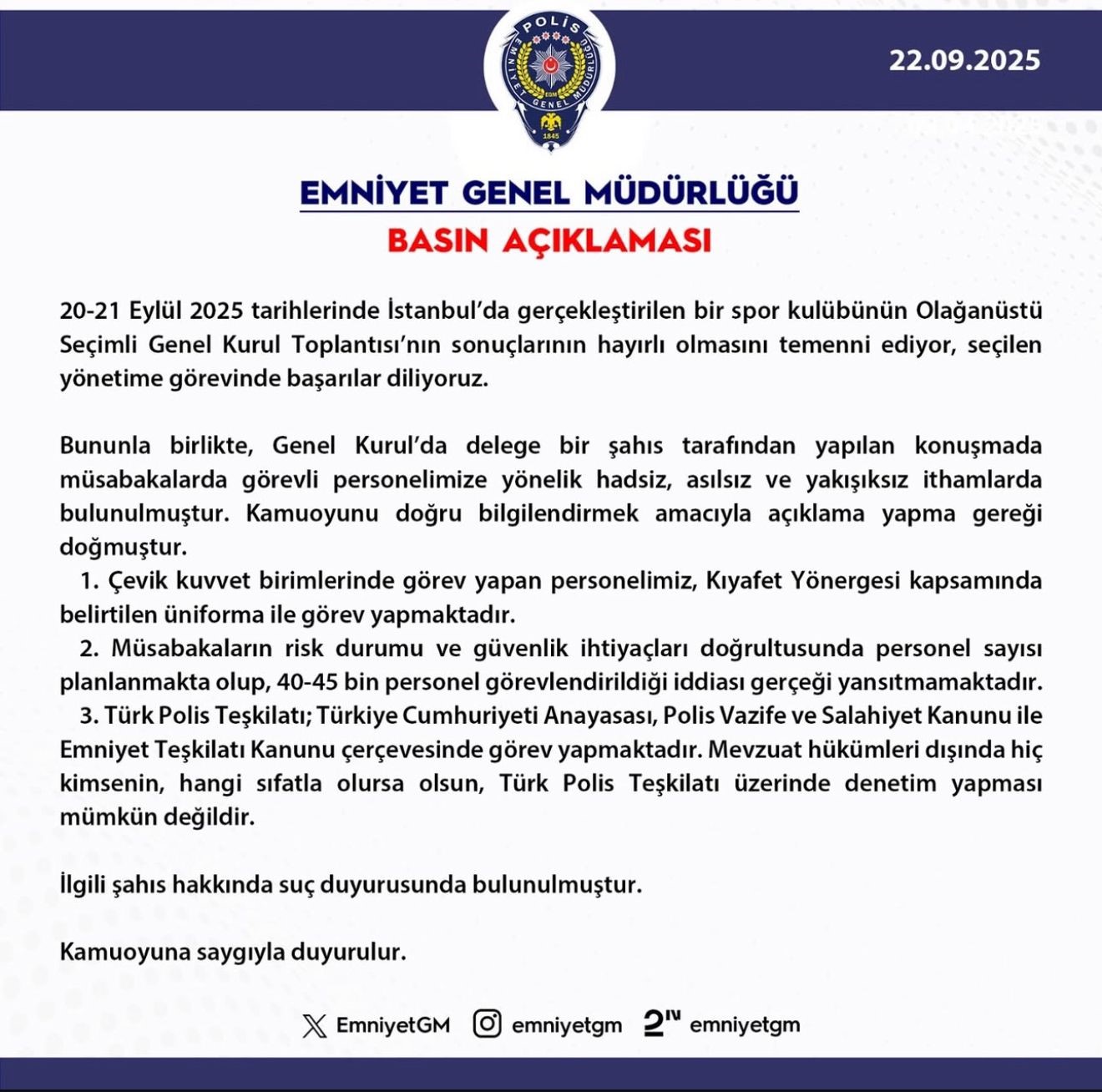 Asılsız ithamlar ve hukuki adımlar