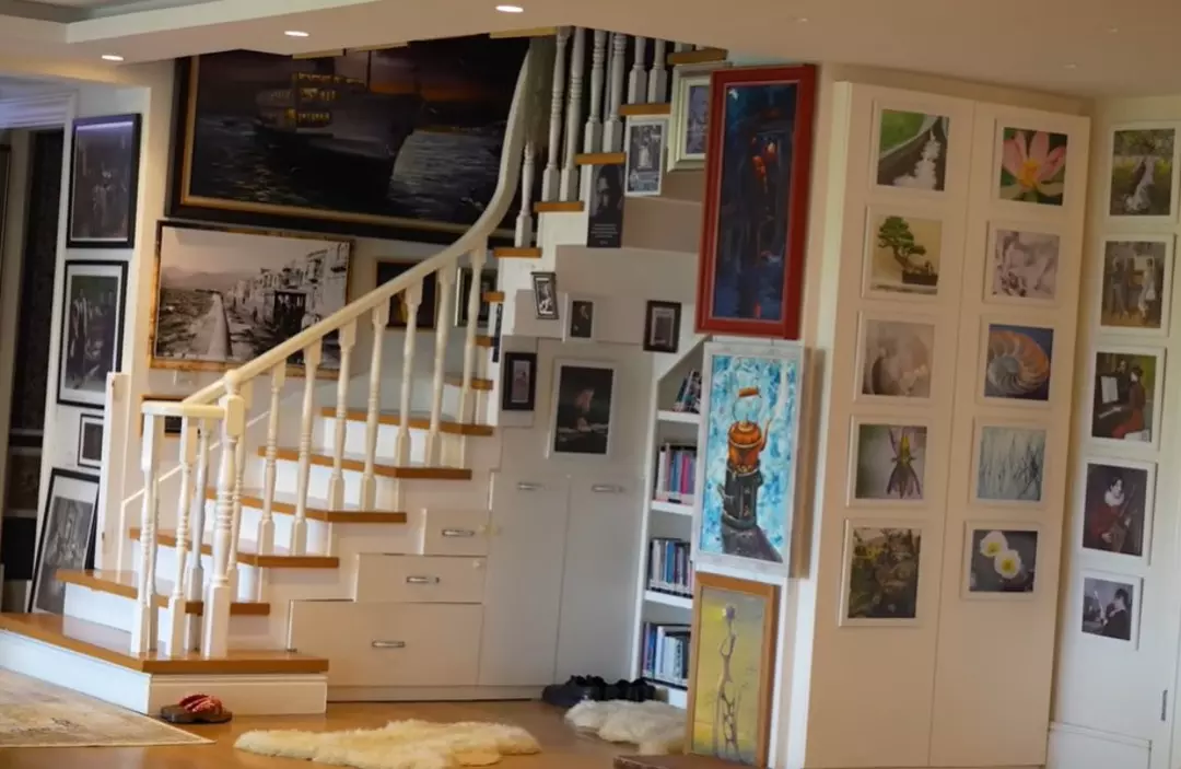 Evinde dikkat çeken detaylar