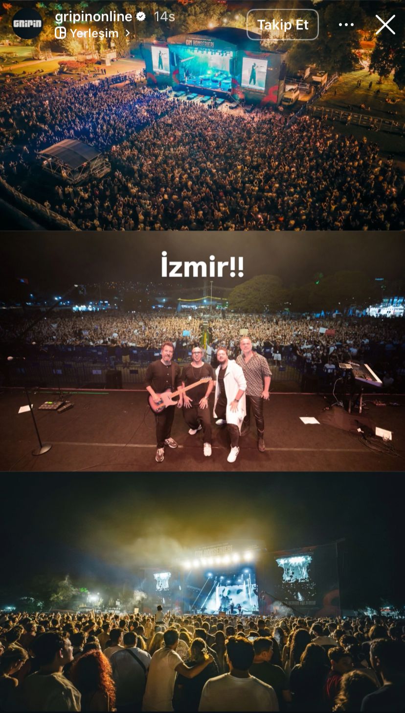 Gripin’den İzmir’e teşekkür