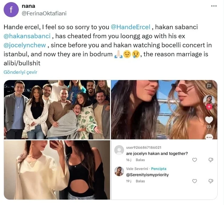 Hande Erçel Hakan Sabancı Jocelyn Chew 1