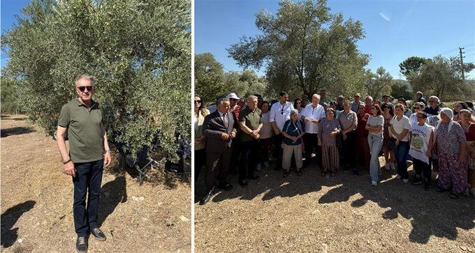 Akbelen köylülerine destek