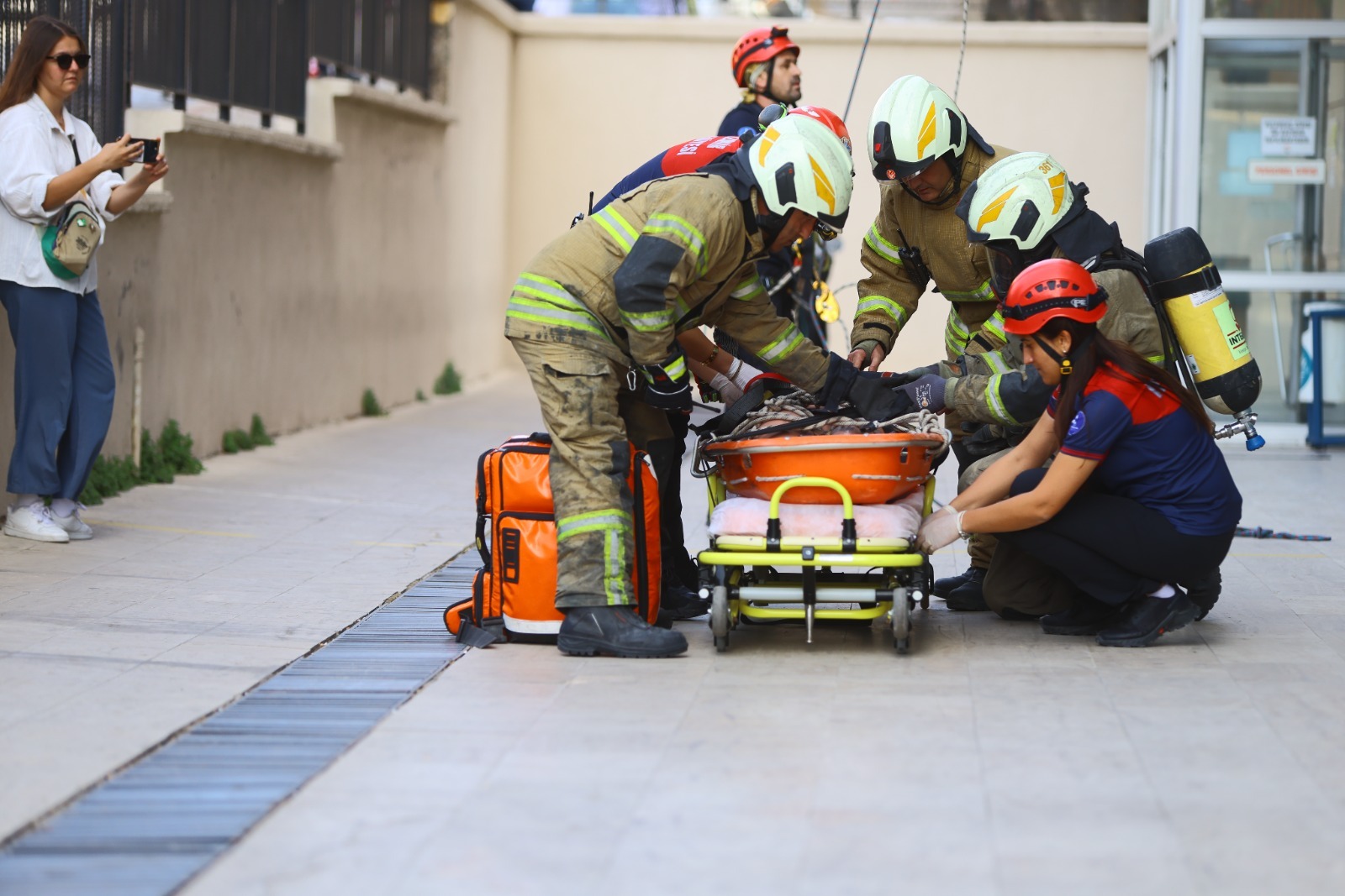 Karabağlar'da Gerçeği Aratmayan Tatbikat (5)