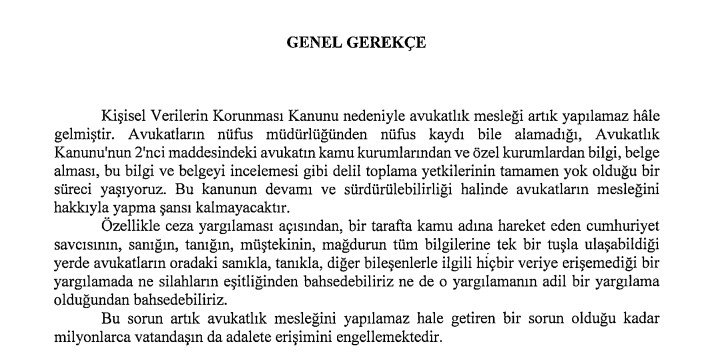 KVKK'da değişim teklifi