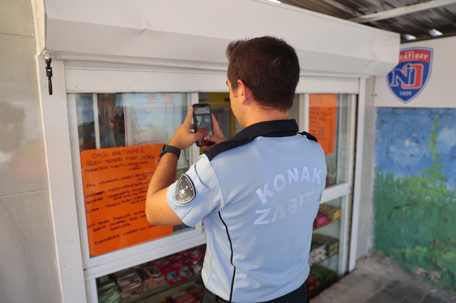 Konak Zabıtasından Okul Kantinlerine Sıkı Denetim (4)