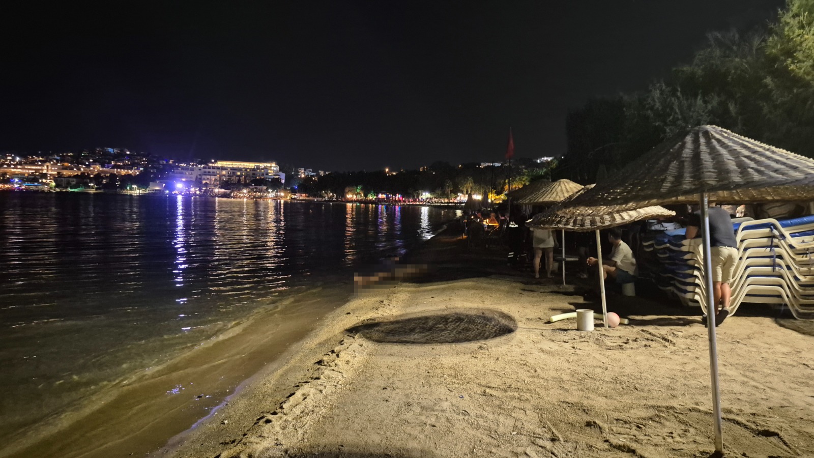 Gümbet sahilinde kalp krizi şüphesi