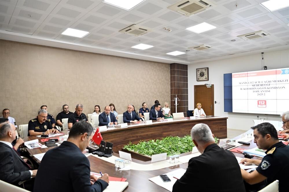 Manisa 112 Acil Çağrı Merkezi İl Koordinasyon Kurulu Toplantısı 1