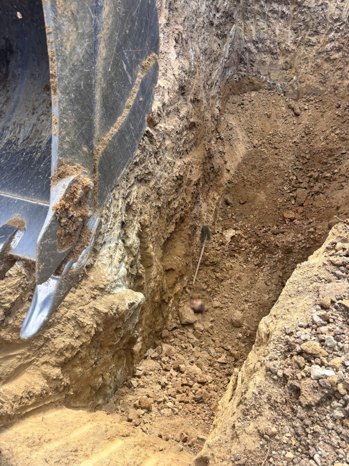 Havuz kazısı sırasında göçük meydana geldi