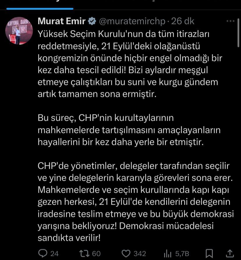 CHP’den ilk tepki