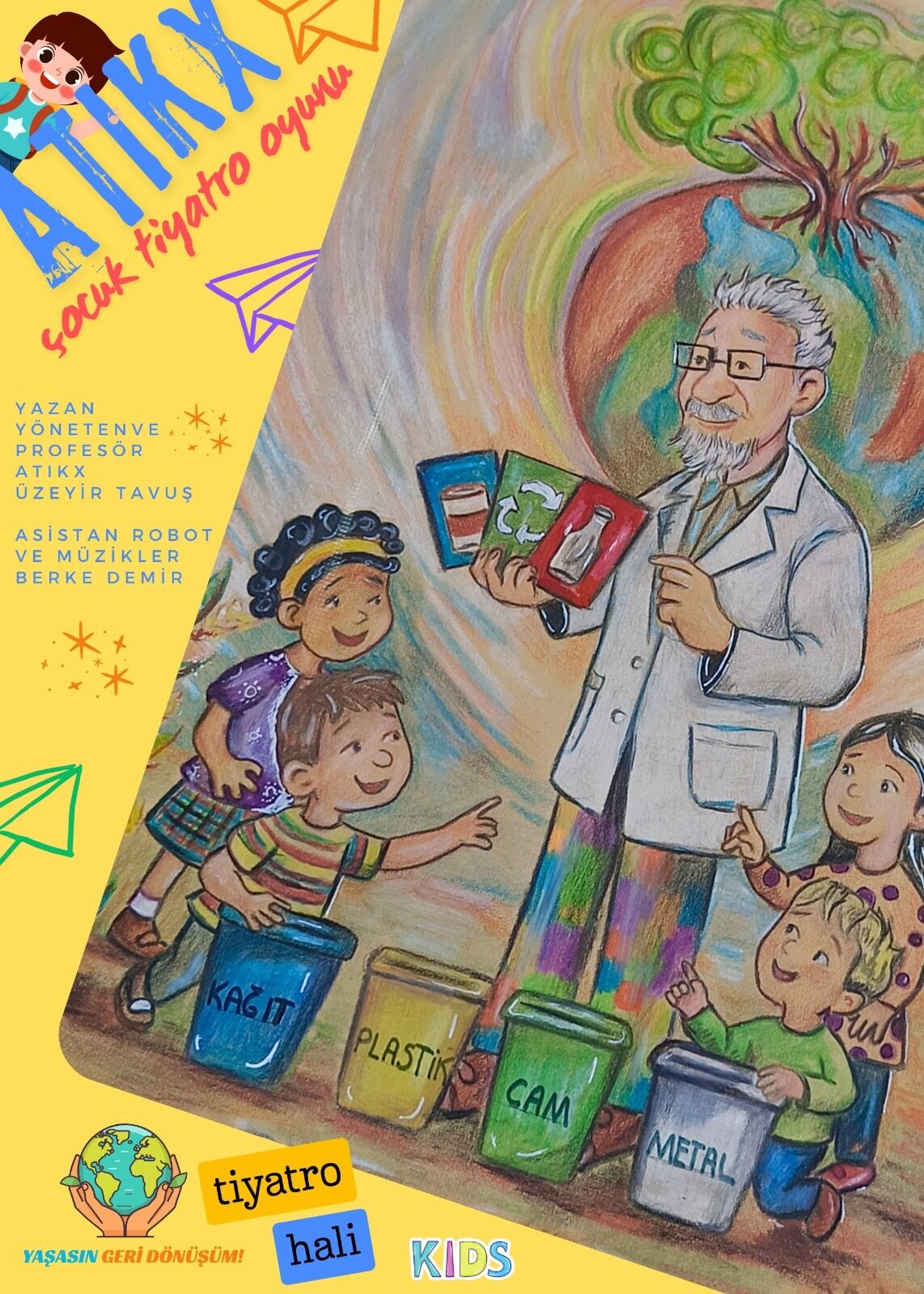Profesör ATIKX ve yardımcıları sahneye çıkıyor