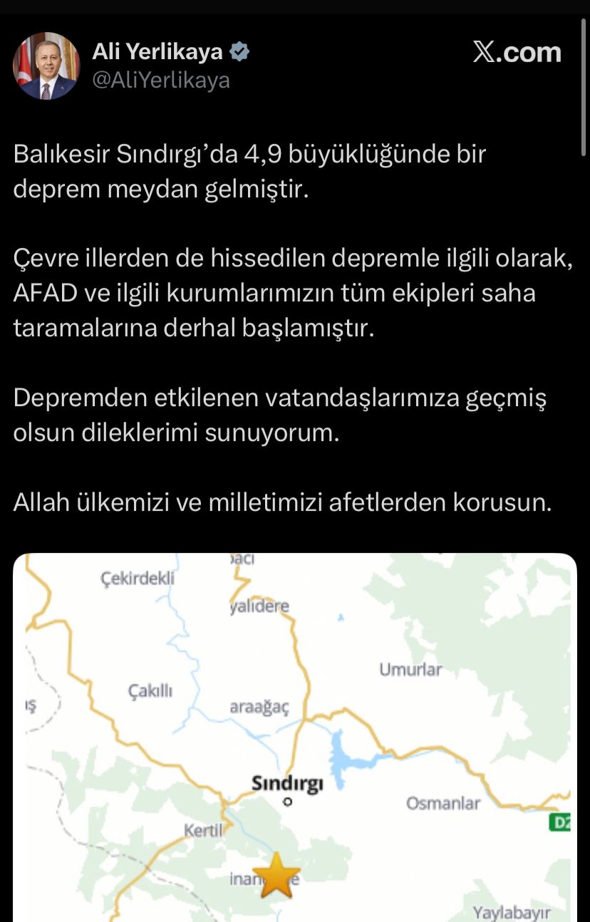 Bakan Yerlikaya’dan açıklama