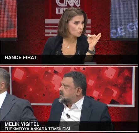 CNN'de gergin anlar