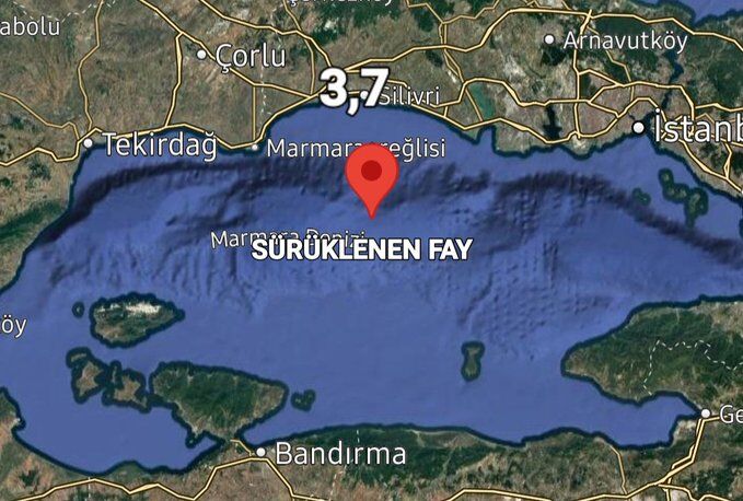 Marmara'da sürüklenen faylar