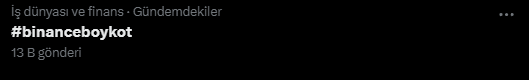 #BinanceBoykot kampanyası büyüyor