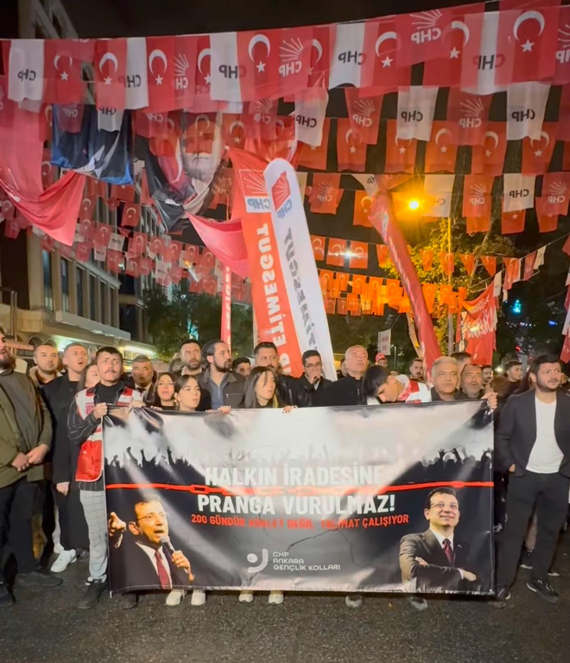 Chp Ankara Genclik Kollari Il Baskani Turkmenden 200 Gun Mesaji Bu Genclik Hicbir Zaman Susmaya