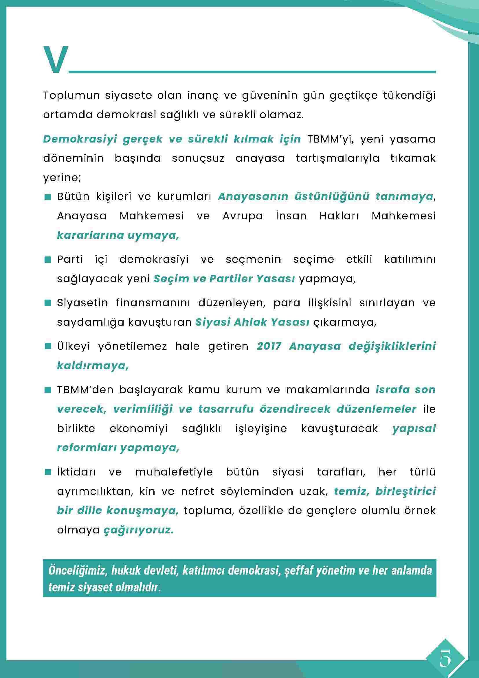 Demokrasi Platformu'nda çağrı