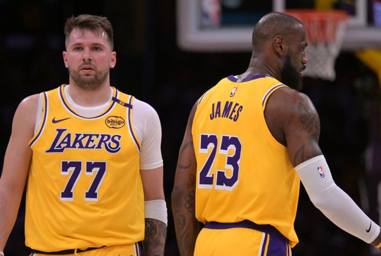 Doncic ve James bir arada