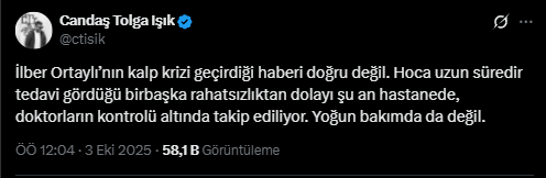 İlber Ortaylı Candaş Tolga Işık