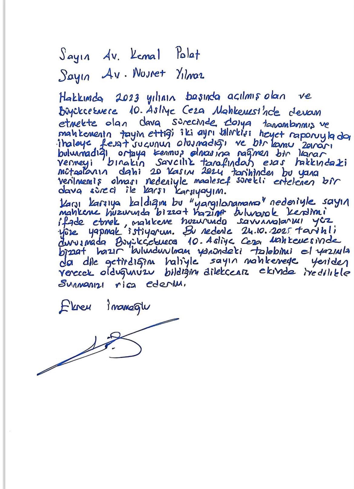 “Yargılanamama süreciyle karşı karşıyayım”