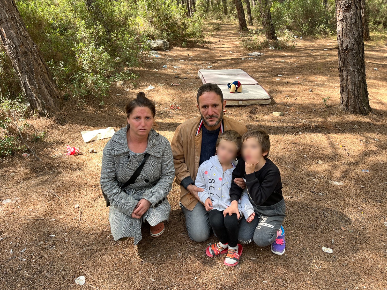 Aile ilk etapta otele yerleştirildi