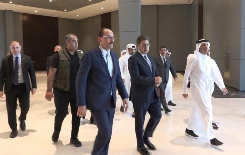 Görüşmelere İbrahim Kalın da katılıyor