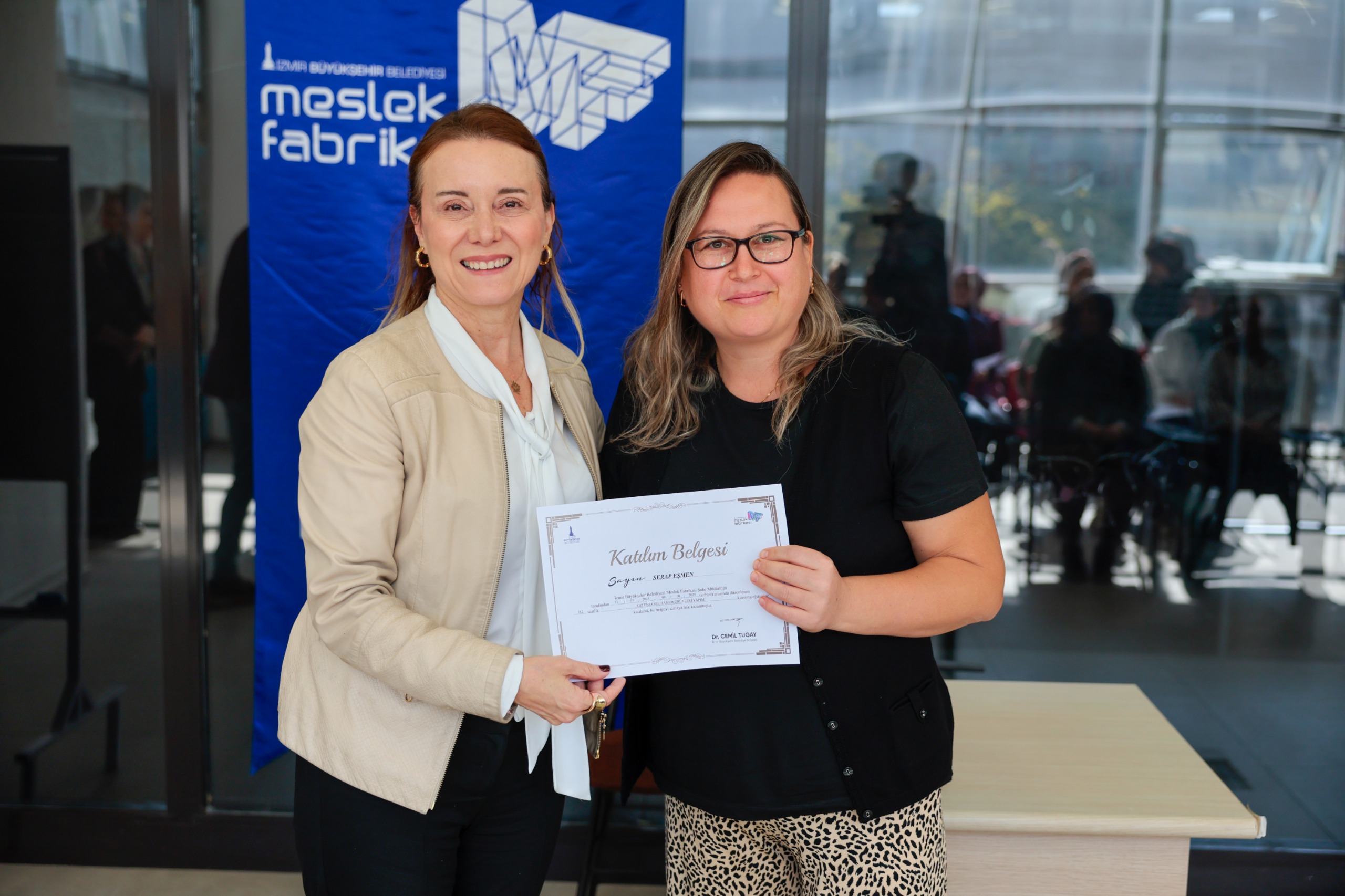 Konak’ın Hamur Ürünleri Yapımı Kursu Mezunlarını Verdi (2)