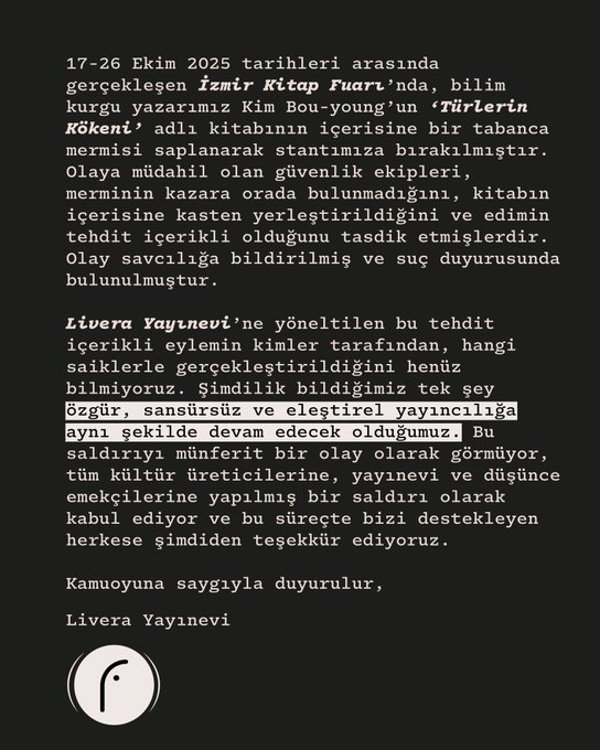 Livera'dan açıklama