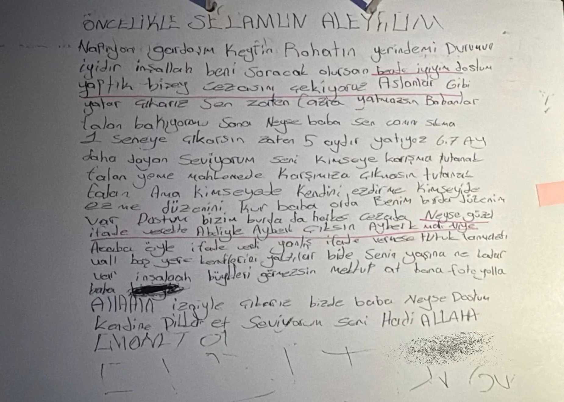 Minguzzi Davası Mektup